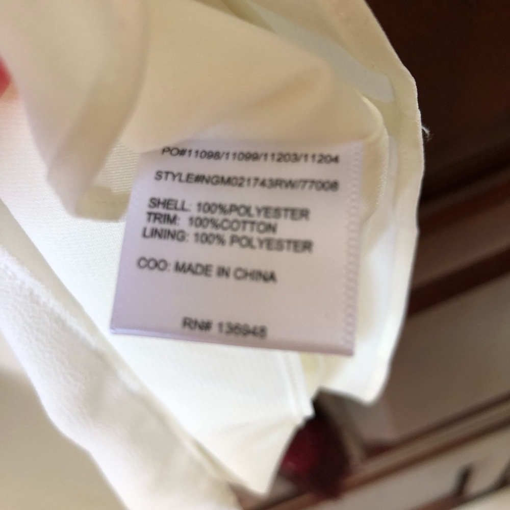 White Nasty Gal Romper. Size Small. - Picture 8 of 8